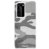 iSaprio Grey Camouflage 02 for Huawei P40 Pro - Phone Cover