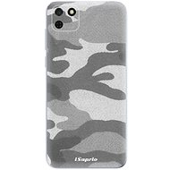 iSaprio Grey Camouflage 02 for Huawei Y5p - Phone Cover