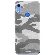iSaprio Grey Camouflage 02 for Huawei Y6s - Phone Cover