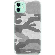 iSaprio Gray Camuflage 02 for iPhone 11 - Phone Cover