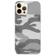 iSaprio Grey Camouflage 02 for iPhone 12 Pro Max - Phone Cover
