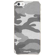iSaprio Grey Camouflage 02 for iPhone 5/5S/SE - Phone Cover