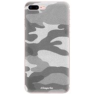 iSaprio Grey Camouflage 02 for iPhone 7 Plus/8 Plus - Phone Cover