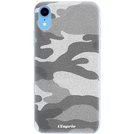 iSaprio Grey Camouflage 02 for iPhone Xr - Phone Cover