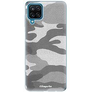 iSaprio Gray Camuflage 02 for Samsung Galaxy A12 - Phone Cover