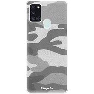 iSaprio Grey Camouflage 02 for Samsung Galaxy A21s - Phone Cover