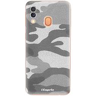 iSaprio Grey Camouflage 02 for Samsung Galaxy A40 - Phone Cover