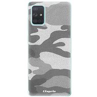iSaprio Grey Camouflage 02 for Samsung Galaxy A71 - Phone Cover