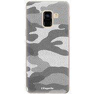 iSaprio Grey Camouflage 02 for Samsung Galaxy A8 2018 - Phone Cover