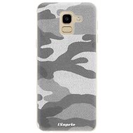 iSaprio Grey Camouflage 02 for Samsung Galaxy J6 - Phone Cover