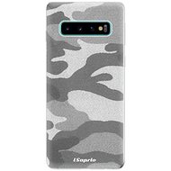 iSaprio Gray Camuflage 02 for Samsung Galaxy S10 - Phone Cover