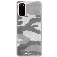 iSaprio Grey Camouflage 02 for Samsung Galaxy S20 - Phone Cover