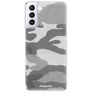 iSaprio Gray Camuflage 02 for Samsung Galaxy S21+ - Phone Cover