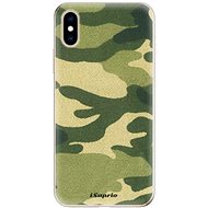 iSaprio Green Camuflage 01 for iPhone XS - Phone Cover