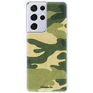 iSaprio Green Camouflage 01 for Samsung Galaxy S21 Ultra - Phone Cover