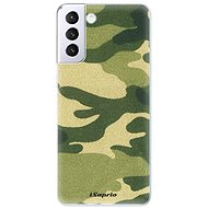 iSaprio Green Camouflage 01 for Samsung Galaxy S21+ - Phone Cover