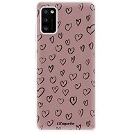 iSaprio Heart Dark - Samsung Galaxy A41 - Phone Cover
