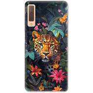 iSaprio Flower Jaguar - Samsung Galaxy A7 (2018) - Phone Cover