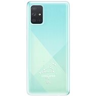 iSaprio clear case - Lion - Samsung Galaxy A71 - Phone Cover