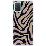 iSaprio Zebra Black - Samsung Galaxy A71 - Phone Cover