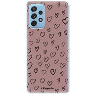 iSaprio Heart Dark - Samsung Galaxy A72 - Phone Cover