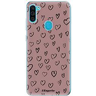 iSaprio Heart Dark - Samsung Galaxy M11 - Phone Cover