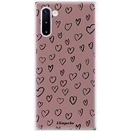 iSaprio Heart Dark - Samsung Galaxy Note 10 - Phone Cover