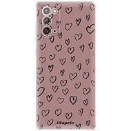 iSaprio Heart Dark - Samsung Galaxy Note 20 - Phone Cover