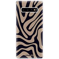 iSaprio Zebra Black - Samsung Galaxy S10+ - Phone Cover