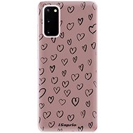 iSaprio Heart Dark - Samsung Galaxy S20 - Phone Cover