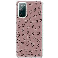 iSaprio Heart Dark - Samsung Galaxy S20 FE - Phone Cover