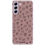 iSaprio Heart Dark - Samsung Galaxy S21 FE 5G - Phone Cover