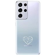 iSaprio Clear Case - Digital Love - Samsung Galaxy S21 Ultra - Phone Cover