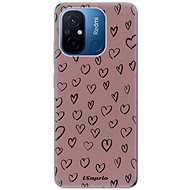 iSaprio Heart Dark - Xiaomi Redmi 12C - Phone Cover