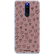 iSaprio Heart Dark - Xiaomi Redmi 8 - Phone Cover