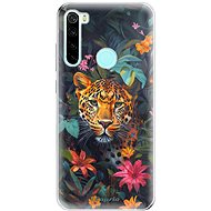 iSaprio Flower Jaguar - Xiaomi Redmi Note 8 - Phone Cover