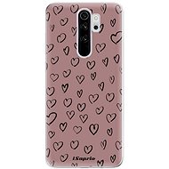 iSaprio Heart Dark - Xiaomi Redmi Note 8 Pro - Phone Cover