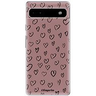iSaprio Heart Dark - Google Pixel 6a 5G - Phone Cover