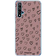 iSaprio Heart Dark - Huawei Nova 5T - Phone Cover