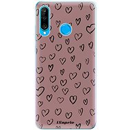 iSaprio Heart Dark - Huawei P30 Lite - Phone Cover