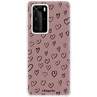 iSaprio Heart Dark - Huawei P40 Pro - Phone Cover