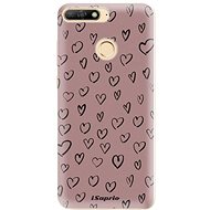 iSaprio Heart Dark - Huawei Y6 Prime 2018 - Phone Cover