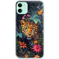 iSaprio Flower Jaguar - iPhone 11 - Phone Cover