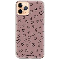 iSaprio Heart Dark - iPhone 11 Pro - Phone Cover