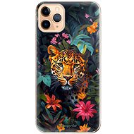 iSaprio Flower Jaguar - iPhone 11 Pro Max - Phone Cover