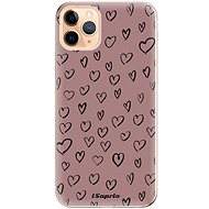 iSaprio Heart Dark - iPhone 11 Pro Max - Phone Cover