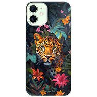iSaprio Flower Jaguar - iPhone 12 - Phone Cover