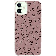 iSaprio Heart Dark - iPhone 12 - Phone Cover