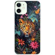 iSaprio Flower Jaguar - iPhone 12 mini - Phone Cover