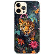 iSaprio Flower Jaguar - iPhone 12 Pro - Phone Cover
